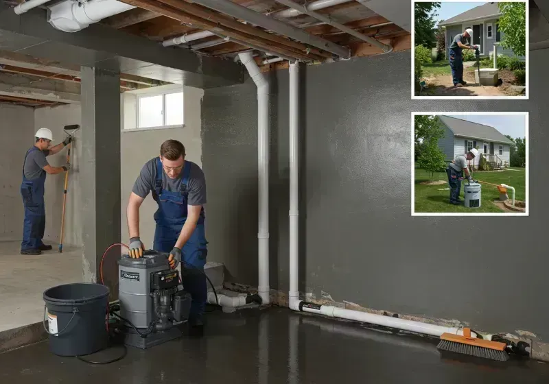 Basement Waterproofing and Flood Prevention process in Johnston City, IL